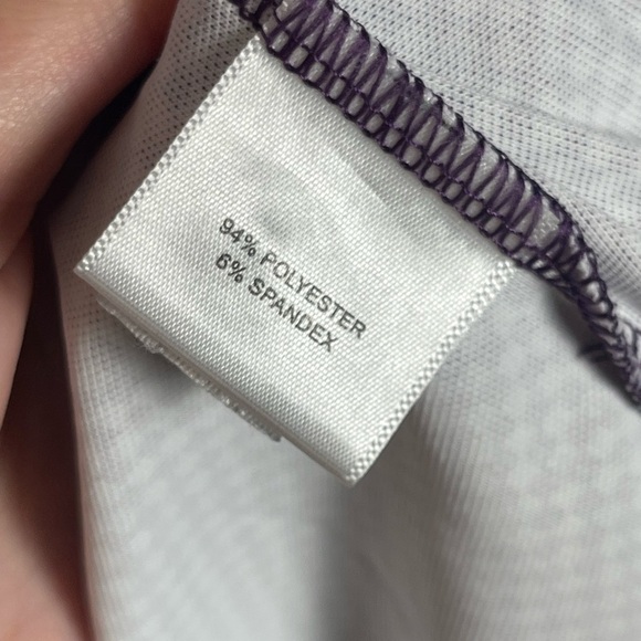 Peter Millar | Summer Comfort | Purple Check Polo Tee Golfing Outdoor Casual - Picture 4 of 4